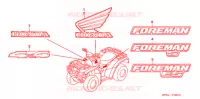 AUTOCOLLANTS pour Honda FOURTRAX 500 FOREMAN de 2005
