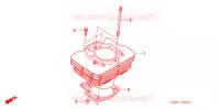 CYLINDRE pour Honda FOURTRAX 500 FOREMAN de 2005