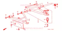 TRIANGLES AVANT pour Honda FOURTRAX 500 FOREMAN de 2005