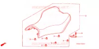 SELLE pour Honda FOURTRAX 650 RINCON de 2005