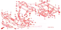 SUPPORT pour Honda FOURTRAX 650 RINCON de 2005