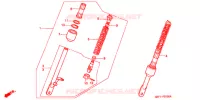 AMORTISSEUR AVANT pour Honda GORILLA 50 de 2005