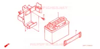 BATTERIE pour Honda GORILLA 50 de 2005