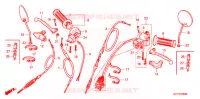 LEVIER DE GUIDON   CABLE   COMMODO pour Honda GORILLA 50 de 2005
