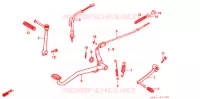 PEDALE   KICK pour Honda GORILLA 50 de 2005