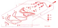 FEUX ARRIERE pour Honda BIZ 125 SOMENTE PEDAL DE PARTIDA de 2006
