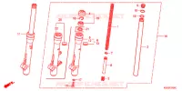 FOURCHE pour Honda BIZ 125 SOMENTE PEDAL DE PARTIDA de 2006