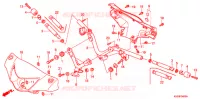 GUIDON   CARENAGE (1) pour Honda BIZ 125 SOMENTE PEDAL DE PARTIDA de 2006