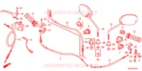 LEVIER DE GUIDON   CABLE   COMMODO pour Honda BIZ 125 PEDAL ARRANQUE UNICAMENTE de 2006
