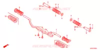 REPOSE PIED pour Honda BIZ 125 PEDAL ARRANQUE UNICAMENTE de 2006