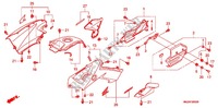 CARENAGE ARRIERE pour Honda FOURTRAX 500 FOREMAN RUBICON Hydrostatic de 2006