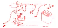 BATTERIE pour Honda FOURTRAX 500 FOREMAN 4X4 Electric Shift de 2006