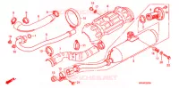 SILENCIEUX D'ECHAPPEMENT pour Honda FOURTRAX 500 FOREMAN S 4X4 de 2006