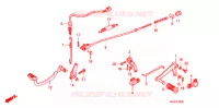 PEDALE pour Honda CBF 125 de 2011