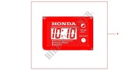 HORLOGE: 3,5 X 2,3 X 1 CM pour Honda CBF 125 de 2009