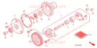 POMPE A HUILE pour Honda CBF 125 de 2009
