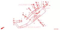 SILENCIEUX D'ECHAPPEMENT pour Honda CBF 125 de 2009