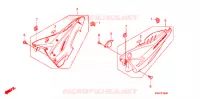 COUVERCLES LATERAUX pour Honda CBF 125 de 2009