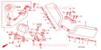 GUIDON   TE DE FOURCHE pour Honda CBF 125 de 2009
