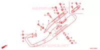 SILENCIEUX D'ECHAPPEMENT pour Honda CBF 125 de 2009