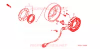 ALTERNATEUR pour Honda FOURTRAX 500 FOREMAN de 2006