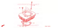 CYLINDRE pour Honda FOURTRAX 500 FOREMAN de 2006