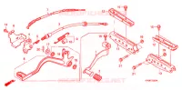 REPOSE PIED   PEDALE pour Honda FOURTRAX 500 FOREMAN de 2006
