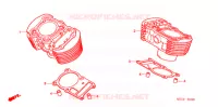 CYLINDRE pour Honda SHADOW VT 750 de 2006