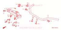 GUIDON   TE DE FOURCHE pour Honda SHADOW VT 750 de 2006