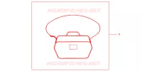 SAC INTERIEUR DE TOP CASE pour Honda S WING 125 FES ABS de 2007
