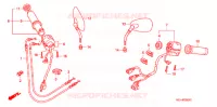 COMMODOS   POIGNEES ('05 '08) pour Honda VTX 1800 F1 de 2006