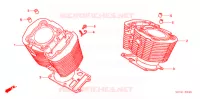 CYLINDRE pour Honda VTX 1800 F1 de 2006