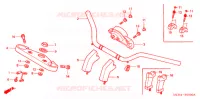 GUIDON   TE DE FOURCHE pour Honda VTX 1800 F1 de 2006