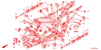 CADRE pour Honda TRX 250 FOURTRAX RECON Standard de 2016