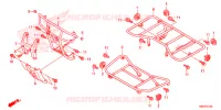 SUPPORT pour Honda TRX 250 FOURTRAX RECON Standard de 2016