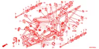 CADRE pour Honda TRX 250 FOURTRAX RECON Standard de 2016