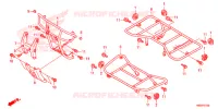 SUPPORT pour Honda TRX 250 FOURTRAX RECON Standard de 2016