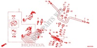 GUIDON pour Honda MSX GROM 125 SF de 2016