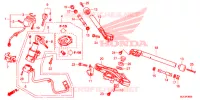 GUIDON   TE DE FOURCHE pour Honda CBR 650 F de 2016
