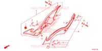 COUVERCLES LATERAUX pour Honda CBR 650 F ABS de 2016