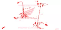 PEDALE pour Honda CBR 650 F ABS de 2016