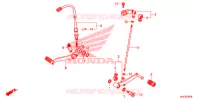 PEDALE pour Honda CBR 650 F ABS de 2016