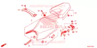 SELLE pour Honda CBR 500 R de 2016