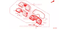 COMPTEUR pour Honda CB 650 F de 2016