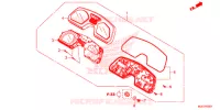 COMPTEUR pour Honda CB 650 F ABS de 2016