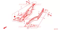 COUVERCLES LATERAUX pour Honda CB 650 F ABS de 2016