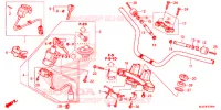 GUIDON   TE DE FOURCHE pour Honda CB 500 X de 2016