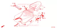 SELLE pour Honda CB 500 F ABS de 2016