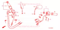 COMMODOS   POIGNEES ('05 '08) pour Honda VTX 1800 F Specification 3 de 2006