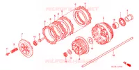 EMBRAYAGE pour Honda VTX 1800 F Specification 3 de 2006